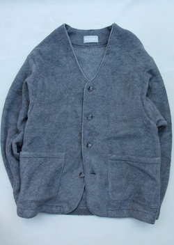 bettaku ”Melton Fleece Cardigan GRAY”221105