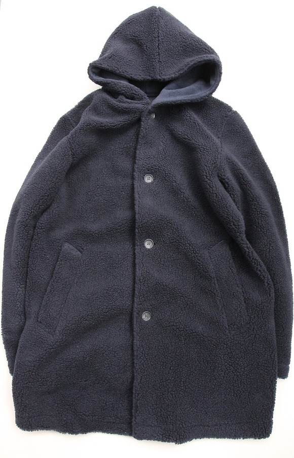 Harriss ”Long Hoodie Vintage Boa NAVY” (2)