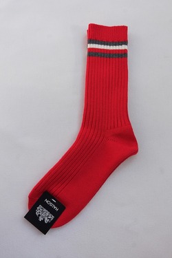 HALISON ”IVY Crewsocks RED” (3)