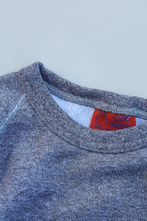 GYMMASTER ”Sweat Raglan Basic CN OX GRAY”2308292