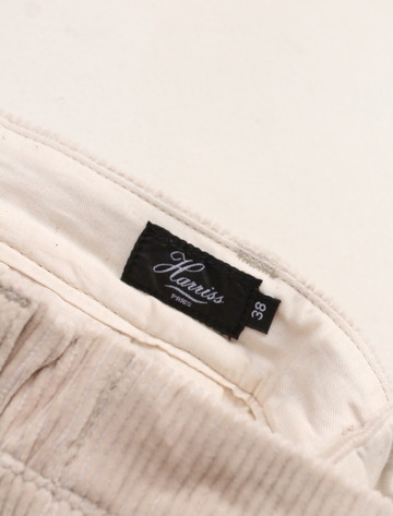 Harriss ”Confort Tapered Corduroy Pants OFF WHITE” (6)