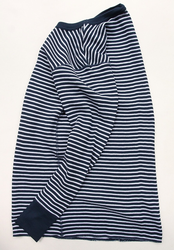 JE MORGAN ”THERMAL LS Crew STRIPE NAVY” (4)