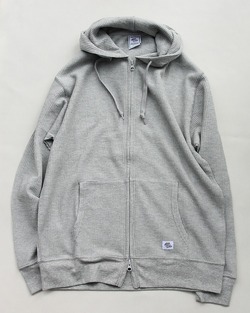 JE MORGAN ”CVC Waffle Full Zip Parka GRAY”250918