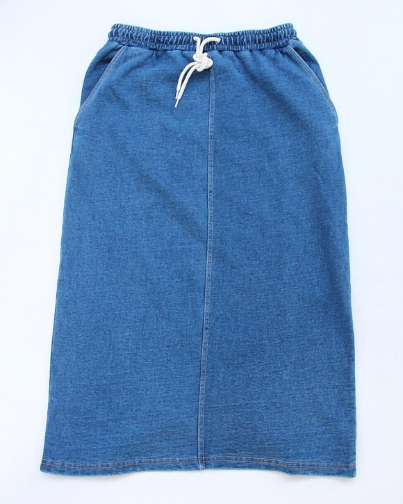 GYMMASTER ”11Oz INDIGO Sweat Skirt BLUE”251008