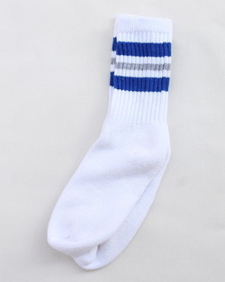 STRIPE Socks ”BLUE&GRAY”