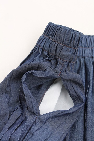 LEBON ”Denim Gathered Wide Pants”240617 (3)