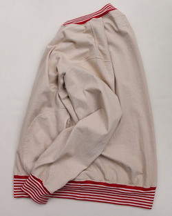 Goodon ”ST Rib Tee Track Jacket CREAM”240402 (4)