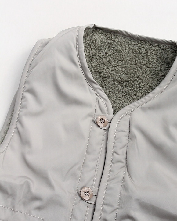ARMY TWILL ”Pe Weather Reversible Vest GRAY”250919 (2)