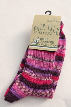 GRANGE CRAFT Fair Isle Socks No 12 (3)