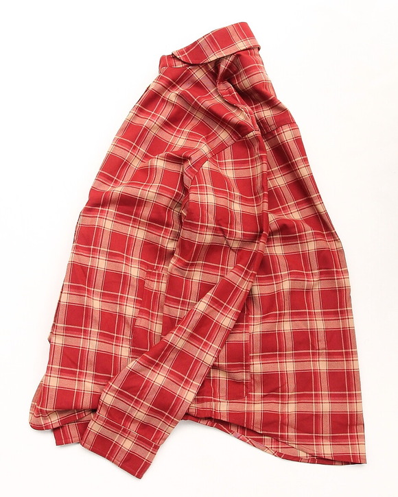 Arbre ”Poplin Tartan Shawl Collar Shirt”251021 (6)