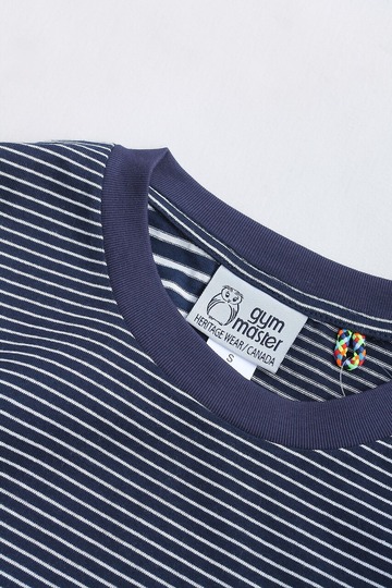GYMMASTER ”Swichover Border T NAVY”240517 (2)