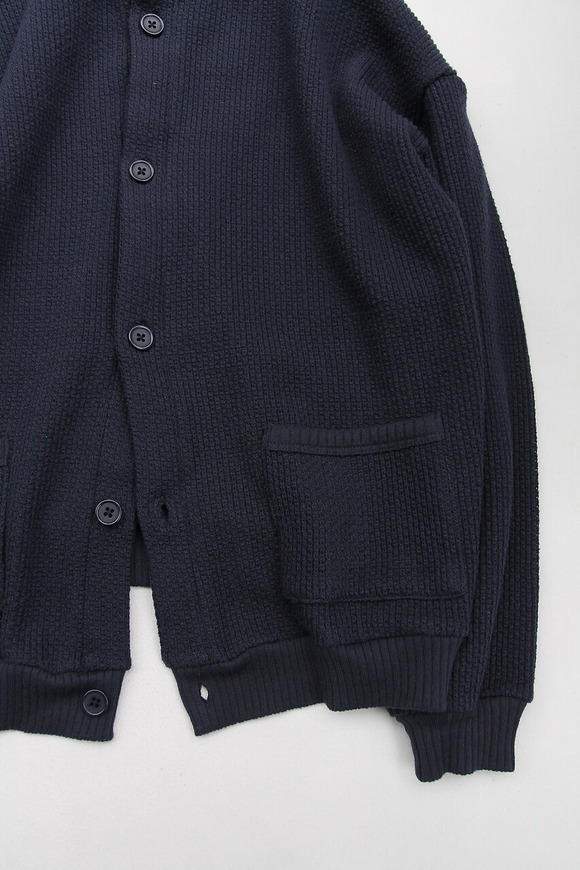 GYMMASTER ”LG Pique Cardigan NAVY”2311272