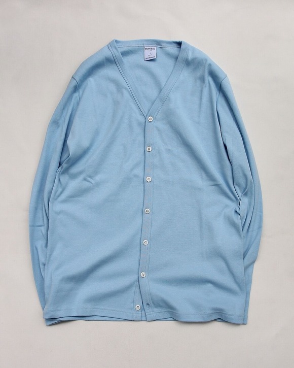 Quotidien ”Smooth Button Cardigan SKY BLUE”250131