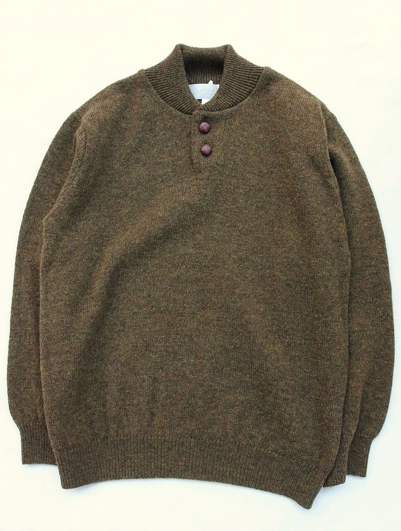 Soglia ”LERWICK Henreyneck Sweater OLIVE”231022