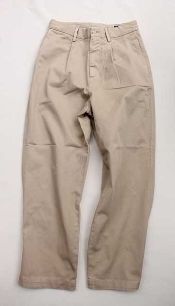 RM ”1 Tuck Wide Pants Dragon Twill BEIGE” 230216 (7)