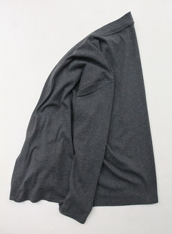 Quotidien Cotton Jersey BL Cardigan ANTHRACITE (3)