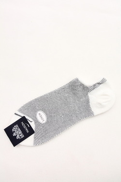 HALISON Linen Mesh Ankle Socks OFF WHITE (2)