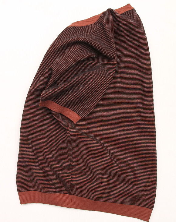 GYMMASTER ”HG Knit Border CN BROWN B”2404018 (4)