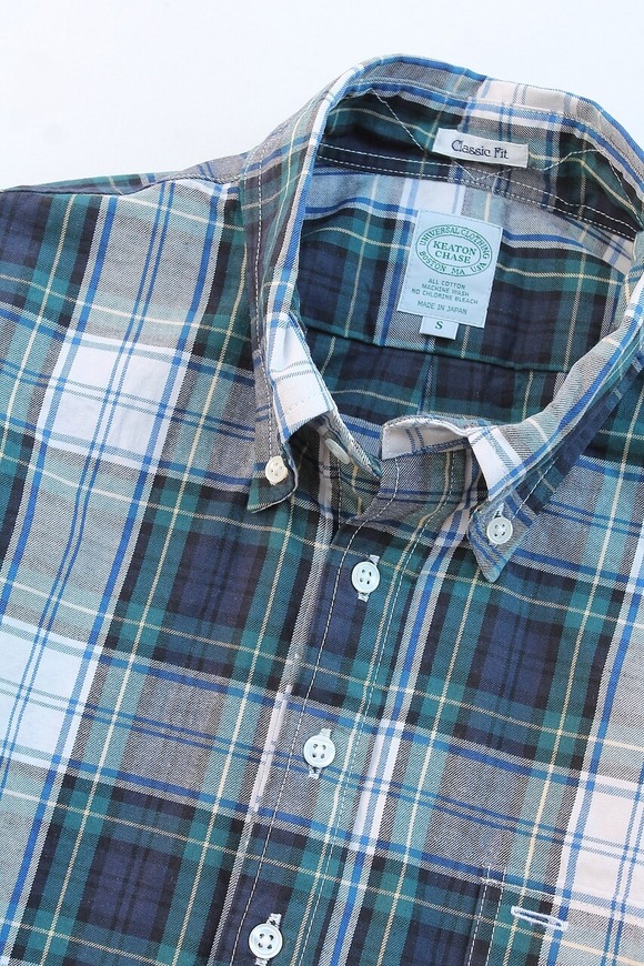 Keaton Chase USA ”Classic Fit PO BD Twill Check GWC”240722