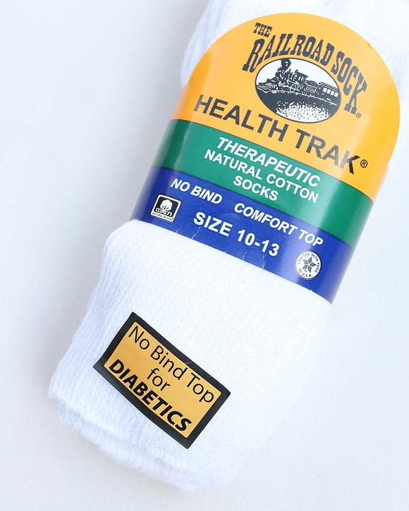 RAILROAD ”Health Trak Socks WHITE” (2)