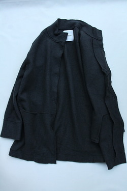 MAXOU ”Wool Car Coat CHARCOAL” (5)
