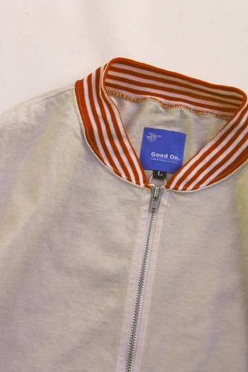 Goodon ”ST Rib Tee Track Jacket CREAM”230901 (2)