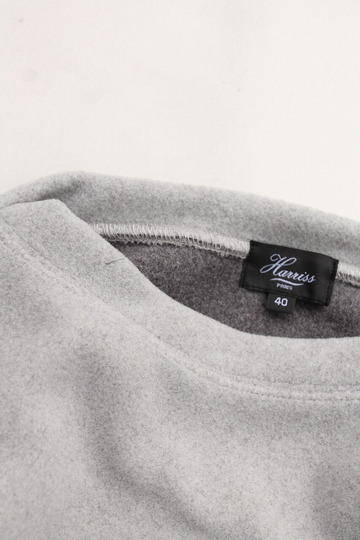 Harriss ”W Face Knit Melton Boatneck PO GRAY” (2)