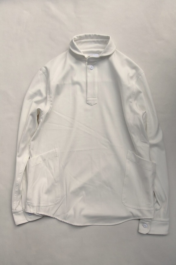 ARBRE ”Flannel Herringbone PO Shirts WHITE”USB