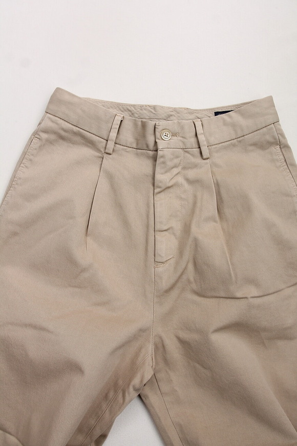 RM ”1 Tuck Wide Pants Dragon Twill BEIGE” 2302163