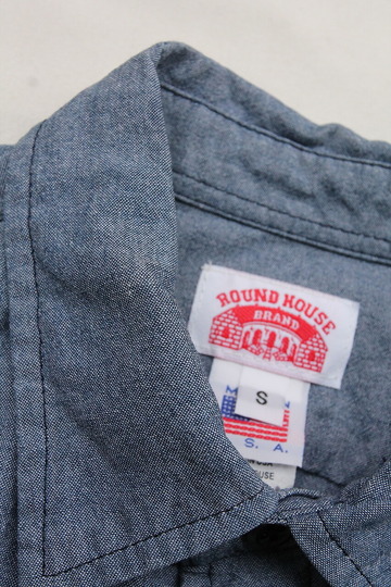 ROUND HOUSE ”Chambray Work Shirt” (2)