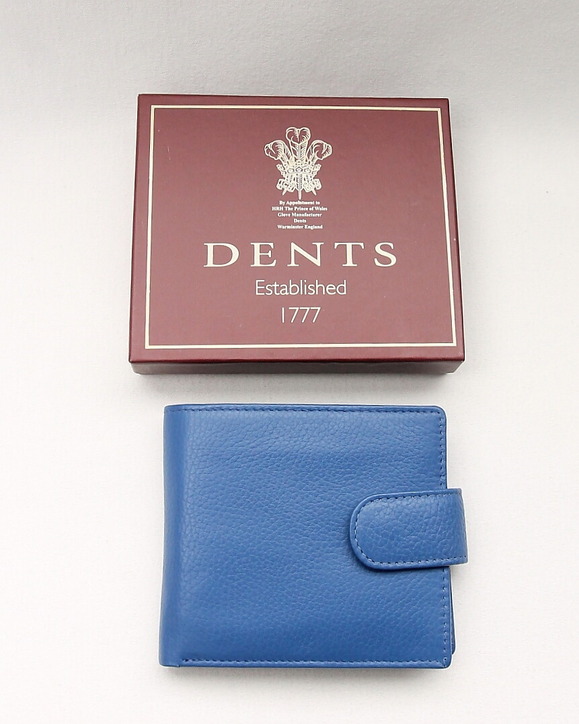 DENTS ”Beauley Pebble Grain Leather ROYAL BLUE” 260222 (4)