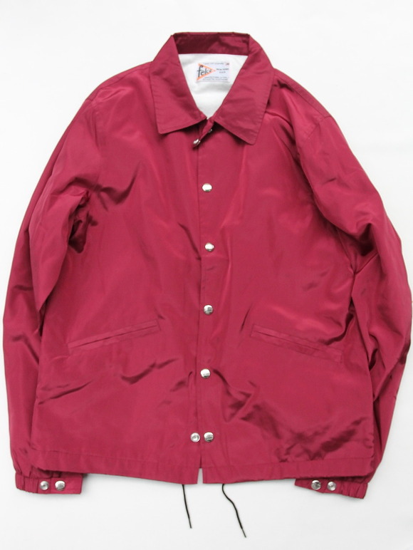 Felco Nylon Coach Jacket BURGUNDY