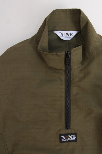 North by North East Rip Stop Pullover Jacket KHAKI (2)