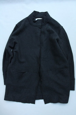 MAXOU ”Wool Car Coat CHARCOAL”