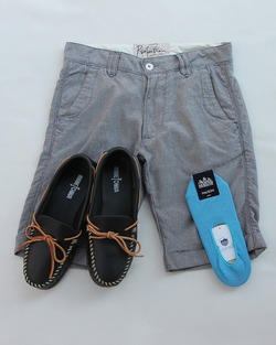 HALISON ”AMERICAN Sea Island Cotton Boat Socks TURQUOISE” (3)