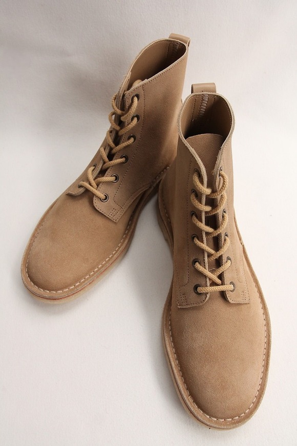 Suffolk Shoes Desert Hi Top SAND Suede3