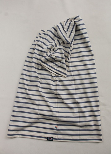 BRETON STRIPE ”A60 Unisex T Shirt JEANS NATURAL” 230220 (5)