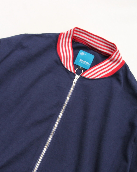 Goodon ”ST Rib TRACK Jacket NAVY”250609 (2)
