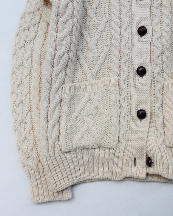Dublin Knitwear ”Fisherman Hoodie NATURAL”251119 (3)