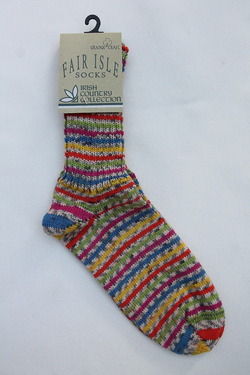 GRANGE CRAFT ”Fair Isle Socks  No 45” (3)