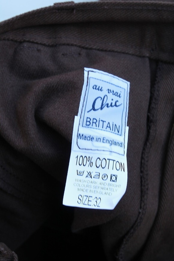 Au Chick Vrai BRITAIN ”2423 Jeans Keat TWILL COCOA”240918 (7)