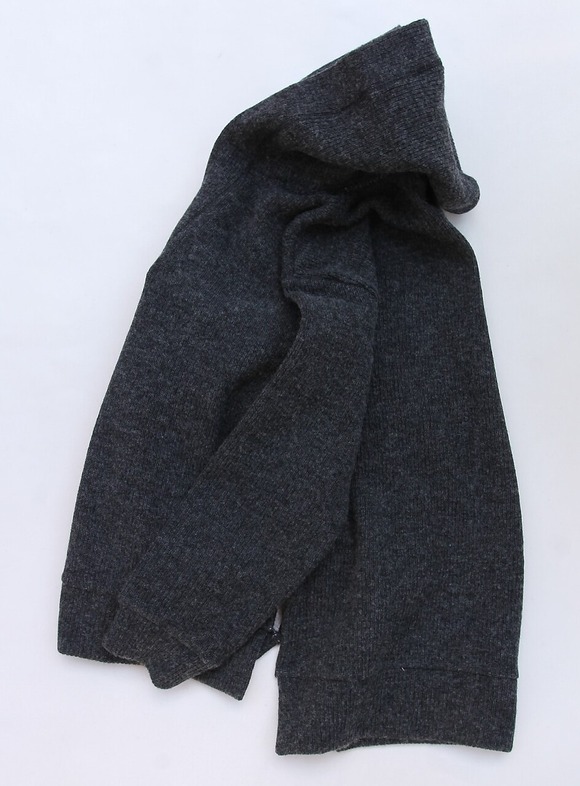 MAXOU ”WF Rib Hoodie CHARCOAL”231013 (4)