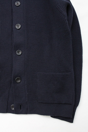 Vincent et Mireille Crew Neck Cardigan 8GG Aze NAVY (4)