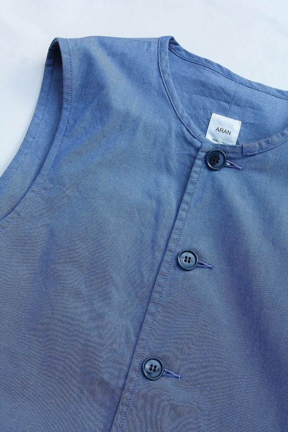 ARAN ”Vest Dungaree BLUE250126 (2)