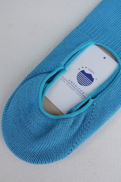 HALISON ”AMERICAN Sea Island Cotton Board Socks BLUE” (3)