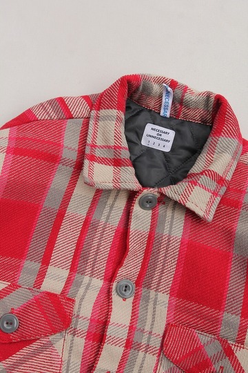 NOUN ”Quilt Nel B PINK Check”231015 (2)