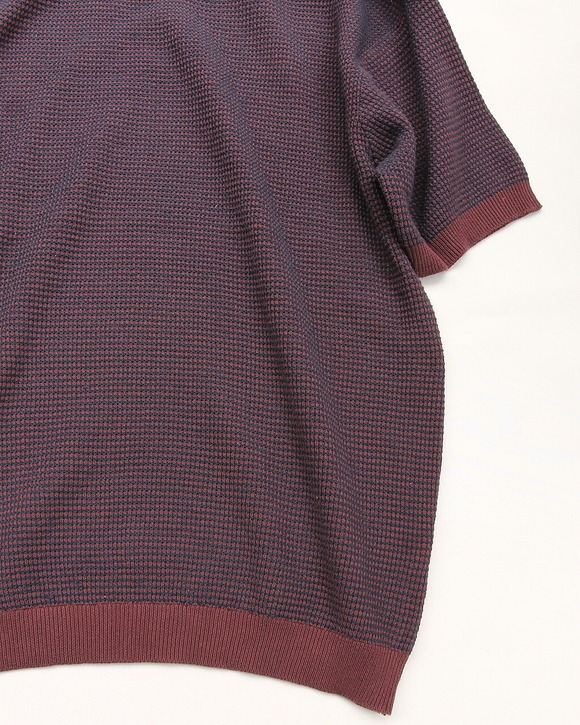 GYMMASTER ”HG Knit Border CN D BRWON NAVY” (3)