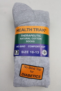 RAILROAD ”Diabetic Socks GRAY” (2)