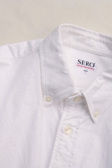 SERO ”Oxford BD Shirt WHITE”231128 (2)