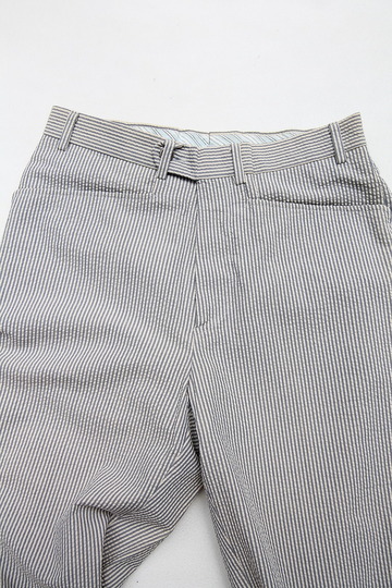 Mabitex Seersucker Tepered Pants BEIGE X GREY (5)